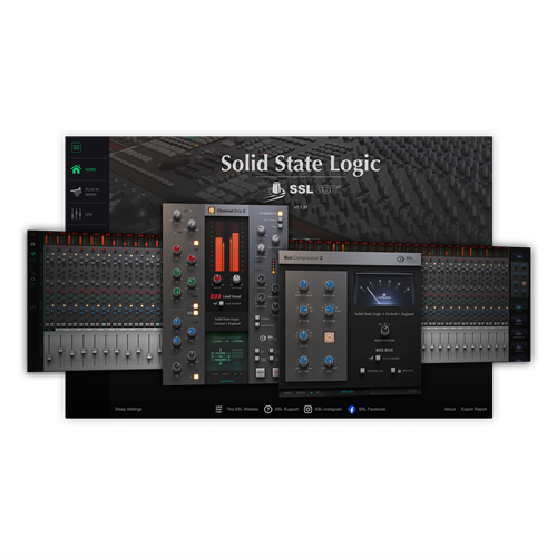 UC1 software - SSL 360, SSL Plug-in Mixer, SSL Native Plug-ins